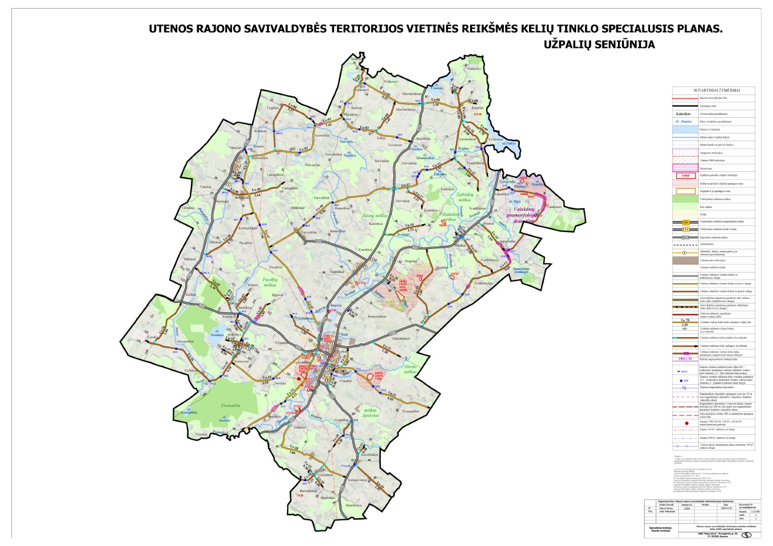 Uzpaliu seniunija keliai 2019